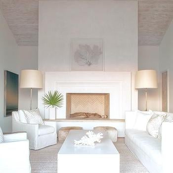 Desert Stucco Fireplace