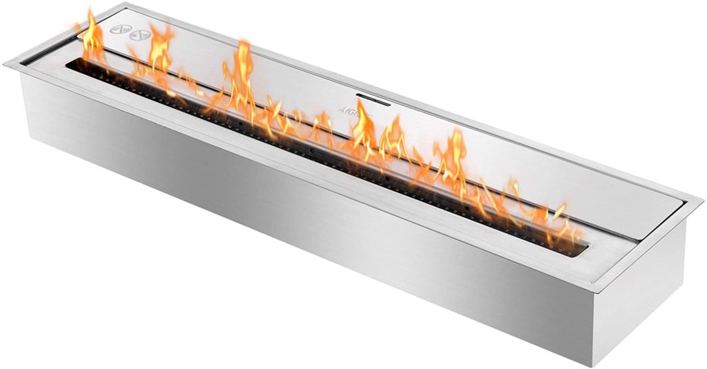 double sided fireplace