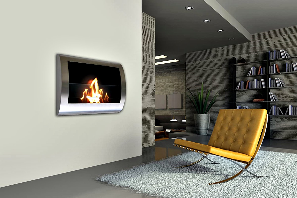 wal mount bioethanol fireplace