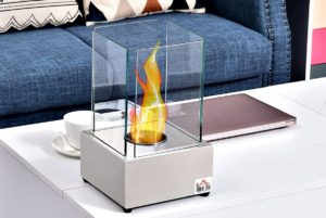 portable tabletop bio ethanol fireplace